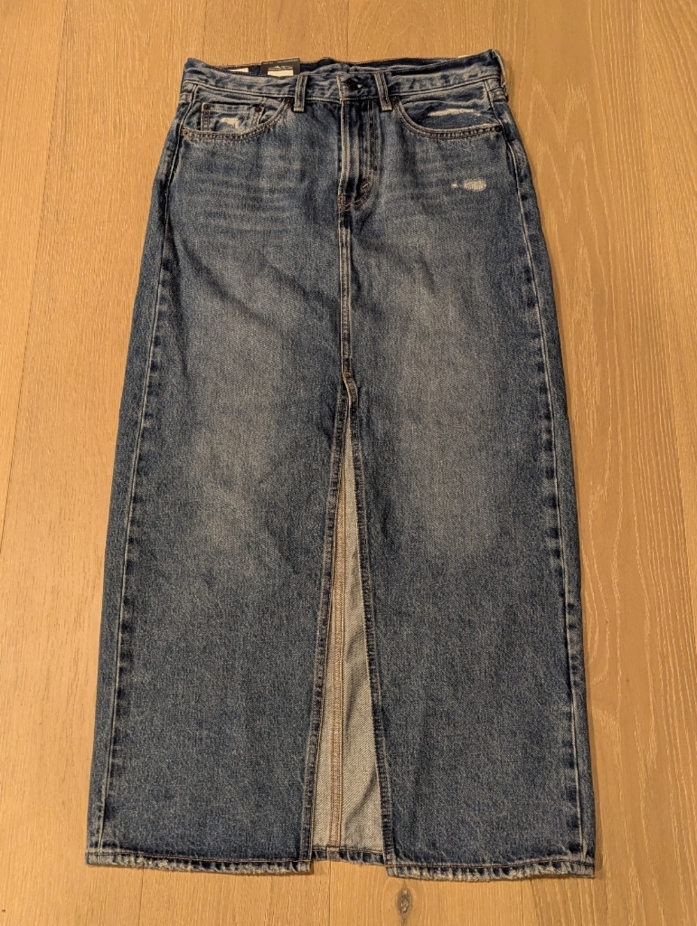 Levi's Denim Maxi Skirt (Size 27)